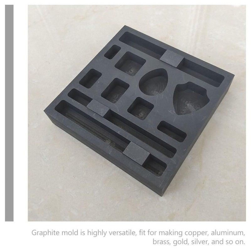 OSALADI Graphite Mould 11 Holes Ingot Mould Metal Melt Casting