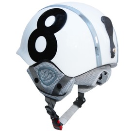 Cox Swain Kinder und Jugend Ski-/Snowboard Helmet ROYAL with Recco - With Recco avalanche Reflector, Colour: White, Size: M