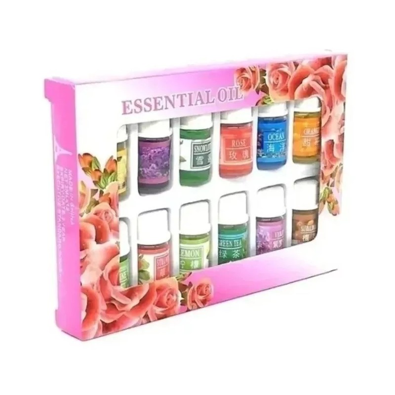 ML Kit Esencias 12pz Jazmin,lavanda,sandalo Para Humidificador