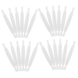 Baluue 100pcs Double Eyelid Tape Forks Precision Makeup Tool for Natural Eye Enhancements Portable and Lightweight for Travel and Daily Use Beginner Friendly Eyelid Application