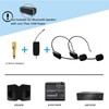 Wireless Microphone System for 2 People, 2.4G Dual Wireless Headset