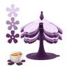 Mabnuby Silicone Trivet Mat - 6 Flower-Shaped Silicone mats +