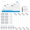 eSynic 8PCS Window Restrictor UPVC Locks for Baby Security Window