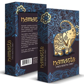 Namaste Mindfulness Cards - Stress & Anxiety Relief, Meditation Cards - Self Care Gifts for Women - MSS Inc