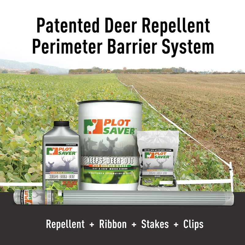 Messina Wildlife STW-039 39-Inch by 3/8-Inch Deer Repellent White Fiberglass