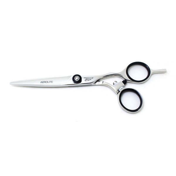 Swivel Hair Shears Professional Swivel Hair Cutting Scissors With Hitachi ATS-314 Japanese Stainless Steel Blades/Aircraft Alloy Handle/For Barber/Salon/Hair Stylist/Cosmetology/Right Hand (5.5")