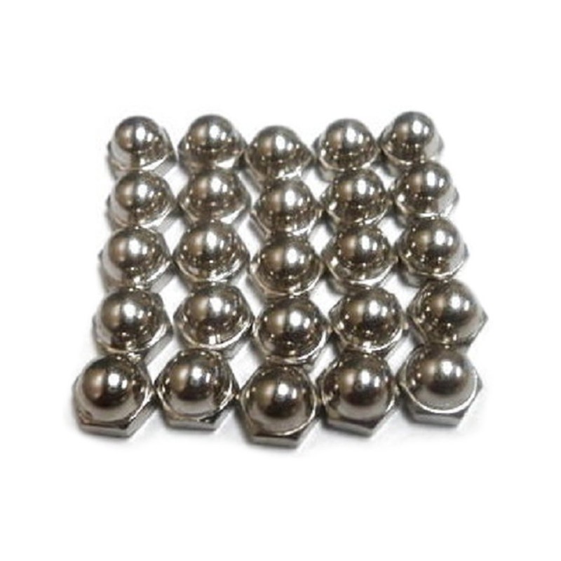 Game Room Guys Post Caps Acorn Nut- Steel - Bag