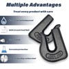 HANDRERLEE 12Pack Weld On Chain Grab Hook, G70 5/16" Forged