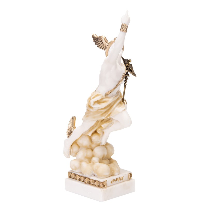 BEAUTIFUL GREEK STATUES Hermes Mercury God Zeus Son Roman Statue