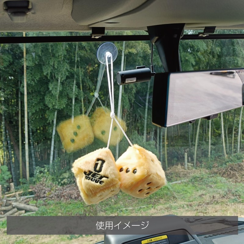 Jet Inoue 590984 Hanging Dice, White