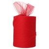 Bobina de tul rojo de 6 pulgadas x 100 yardas