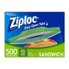 Ziploc Easy Open Tabs Sandwich Bags 125 Count (Pack of