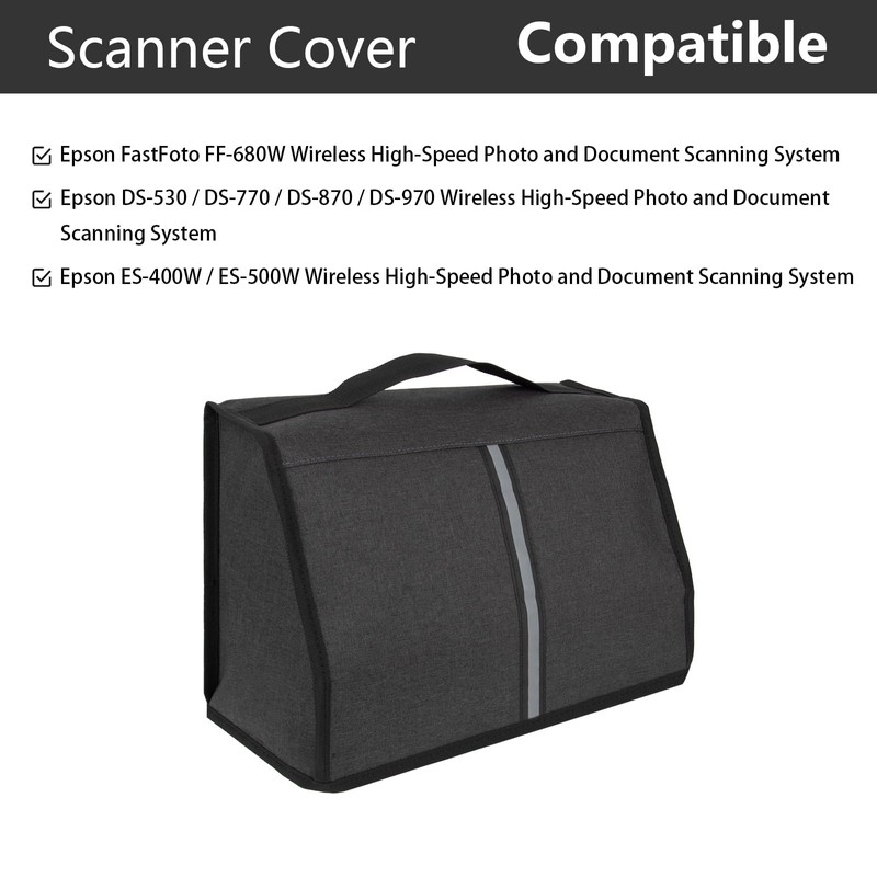 Kingshion Scanner Dust Cover Compatible with Epson FastFoto FF-680W /