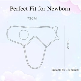 ZmdecQna Breathable Swaddle Wrap with Caps, Adjustable Newborn Swaddle Set, Baby Swaddle Blanket for Baby Boy and Girl,Breathable Cotton Fabric Baby Essentials, 2 Pack