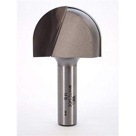WHITESIDE MACHINE PART #1416 CARBIDE-TIP 2 FLUTE ROUND NOSE (CORE BOX) ROUTER BIT 7/8 RADIUS