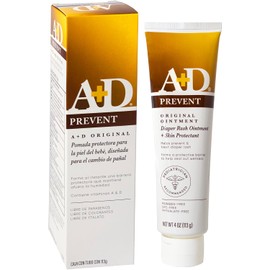 Pomada A+D Prevent para Rozaduras de Pañal 113 g | Hipoalergénica | Con Vitamina A+D, Lanolina y Vaselina | Sin Parabenos, Ftalatos, Sulfatos ni Colorantes