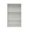 3 Tier Bookshelf, 36'' Tall Bookcases with Cabinet, Floor Standing