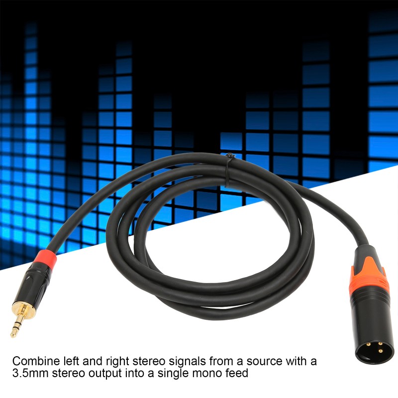 3.5mm to XLR Adapter Cable Mini Jack Aux to XLR