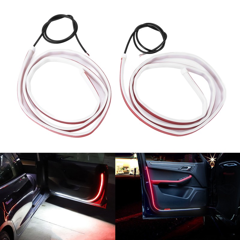 Car Door Light Strip Open Warning Slim Anti Rear End