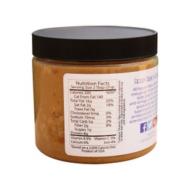 Nutty Novelties Classic Crunchy Peanut Butter - High Protein, Low Sugar Healthy Peanut Butter - Cholesterol-Free, All-Natural Peanut Butter - Vegan Peanut Butter - 30 Ounces