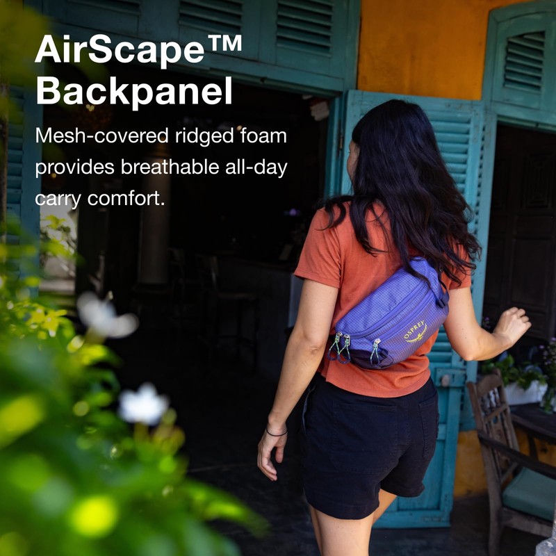 Osprey Transporter Commuter Waist Pack, Raven Black