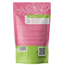 Dragon Fruit Pitaya Tea for Immune & Gut Health Support w/Dragon Fruit, Pineapple, and Much More! Loose Leaf 2oz with 30 Tea bags included!