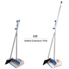 TreeLen Long Handle Broom and Dustpan Set,Upright Dust Pan Combo