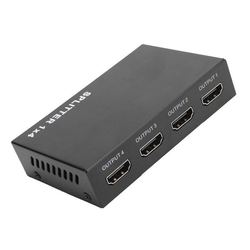 High Definition Multimedia Interface Splitter 3D 1080P 1‑in‑4‑out Amplifier