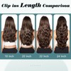 Full Shine Hair Extensions Clip ins Ombre Clip in Human