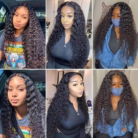 Single Bundle 16 Inch Color 1B Kinky Curly Bundles Double Weft Natural Black Kinky Curly Hair Weave Unprocessed Brazilian Virgin Remy Hair Extensions
