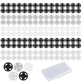 FFDHWU 150 Pieces Of Buttons And 1 Piece Of Transparent Storage Box, Sewing Buttons, Clothing Buttons, Textile Buttons, Clothing Button Replacement, Clothing Accessories