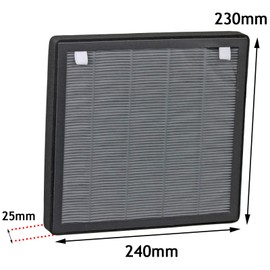 SPARES2GO True HEPA Filter with Activated Carbon compatible with Aironic AP40 40W Air Purifier
