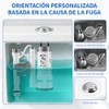 Sapo para Wc,Kit de Reparación de Inodoro,Válvulas de Descarga de