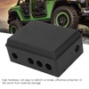 Winch Control Box, Black ABS High Strength Winch Control Protecting