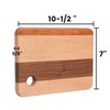 CONSDAN Small Wood Cutting Board for Kitchen, Hardwood Chopping Board