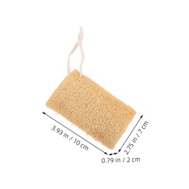 FRCOLOR 2pcs Natural Loofah Dishwashing Sponge Scrubber Multi Use Cleaning Tool for Kitchen Durable and Gentle Skin Convenient Loofah Dish Brush for Effortless Cleaning