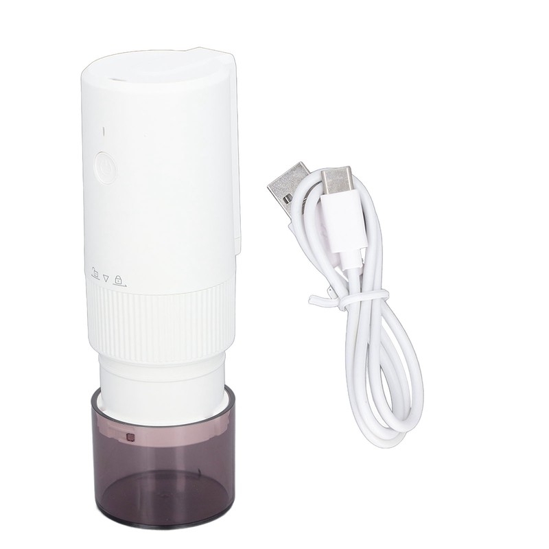 Portable Electric Coffee Grinder USB Rechargeable Easy One Touch Mini