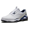 FootJoy Men's Tour Alpha Golf Shoe, White/Navy/Lime, 10