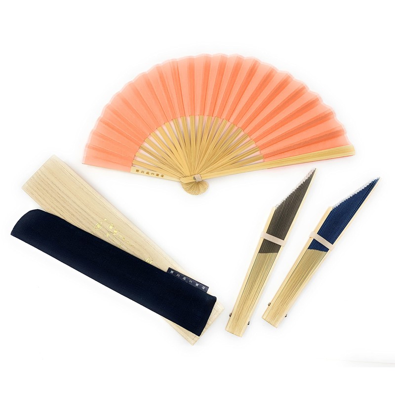 Summer Fan, Asymmetric, Easy to Fan, Fan Bag with Box,