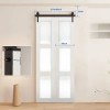 40\" Bi-Folding Barn Door Hardware Kit Smooth & Quietly Sliding