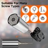 Galvanox Universal Socket Adapter Compatible with Leatherman Flat Bit System