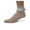 EMEM Apparel Women's Ladies Lace Anklet Ankle Quarter Socks Stockings