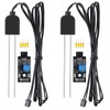 Alinan 2Sets Resistive Soil Moisture Sensor, Humidity Detector with Corrosion