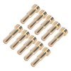 30PCS Battery Connector Plug Brass Gold Plated High Hardness RC