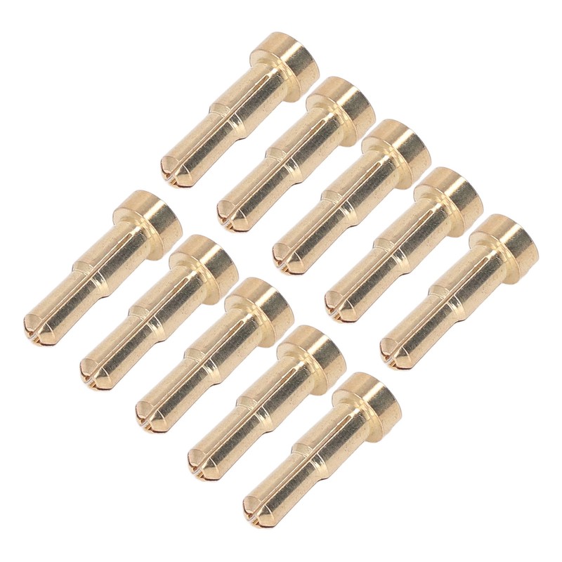 30PCS Battery Connector Plug Brass Gold Plated High Hardness RC