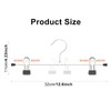30 Pack Pant Hanger with Adjustable Clips,Heavy Duty Ultra Thin