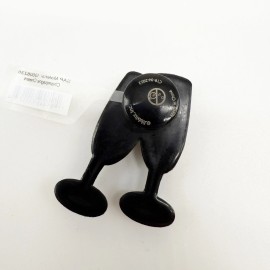 Crocs Jibbitz Champagne Cheers Glass Gold Glitter Shoe Charm