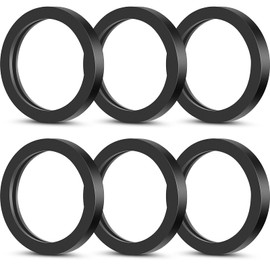 Frienda 6 Pieces Replacement Gas Can Spout Gaskets Rubber Ring Can Gaskets Fuel Washer Seals Spout Gasket Sealing Rings Replacement Gas Compatible with Most