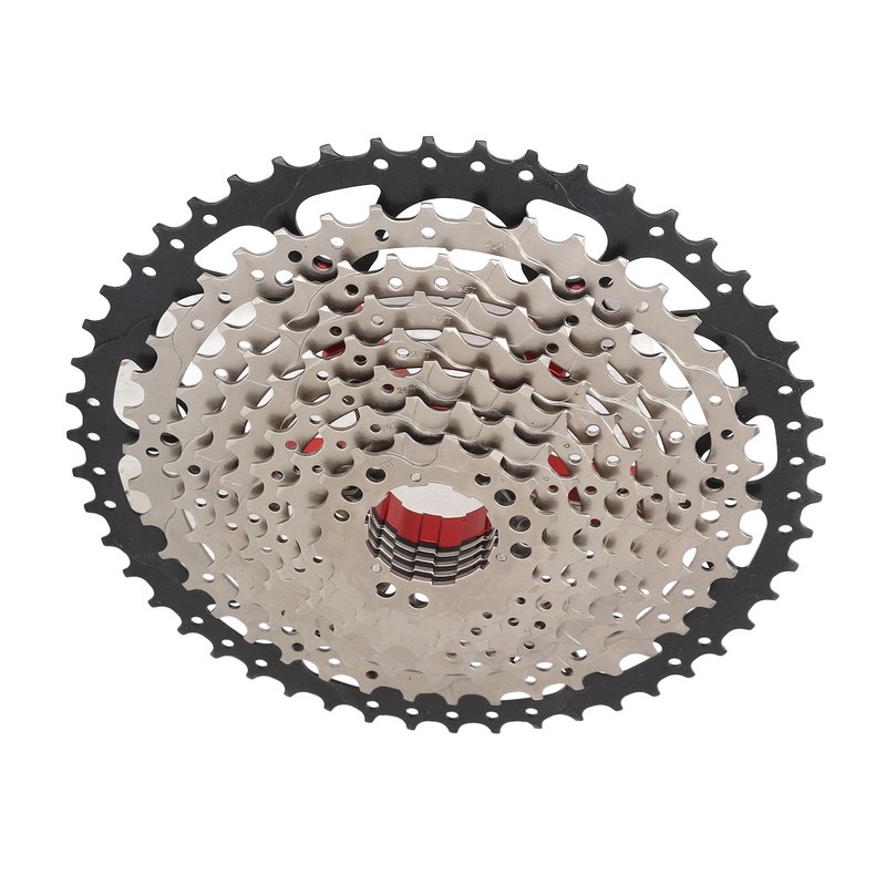 10 Speed Cassette Flywheel Aluminum Alloy 12‑50T Hollow Design Silent