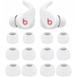 BLUEWALL Ear Tips Compatible with Beats Fit Pro Earbuds, S/M/L Sizes Soft Silicon Earbud Tips Replacement Eartips Compatible with Beats Fit Pro 6 Pairs White